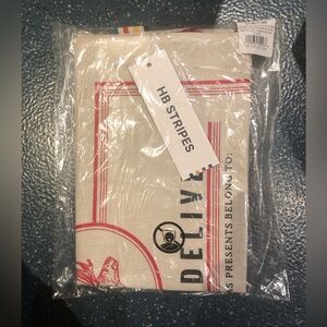 Hudson’s Bay HBC Stripes Canvas Santa Gift Bag